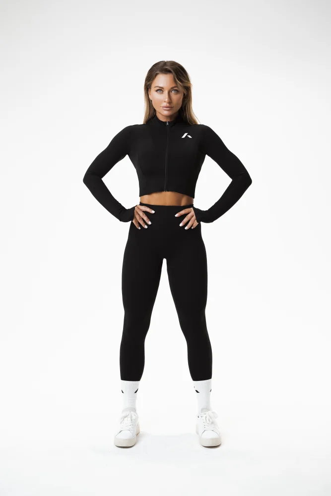 Cropped Performance Training Jacket